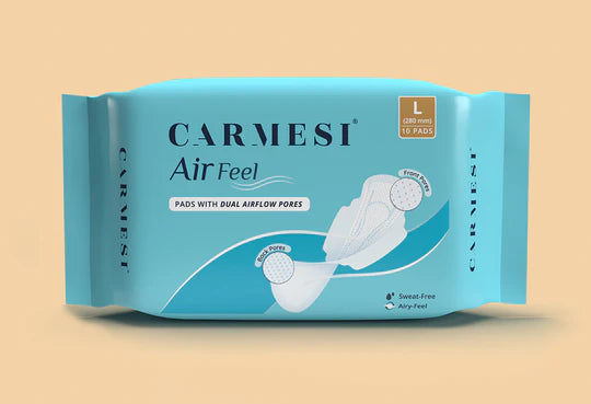 Carmesi - Air Feel | Pads with Dual Airflow Pores L