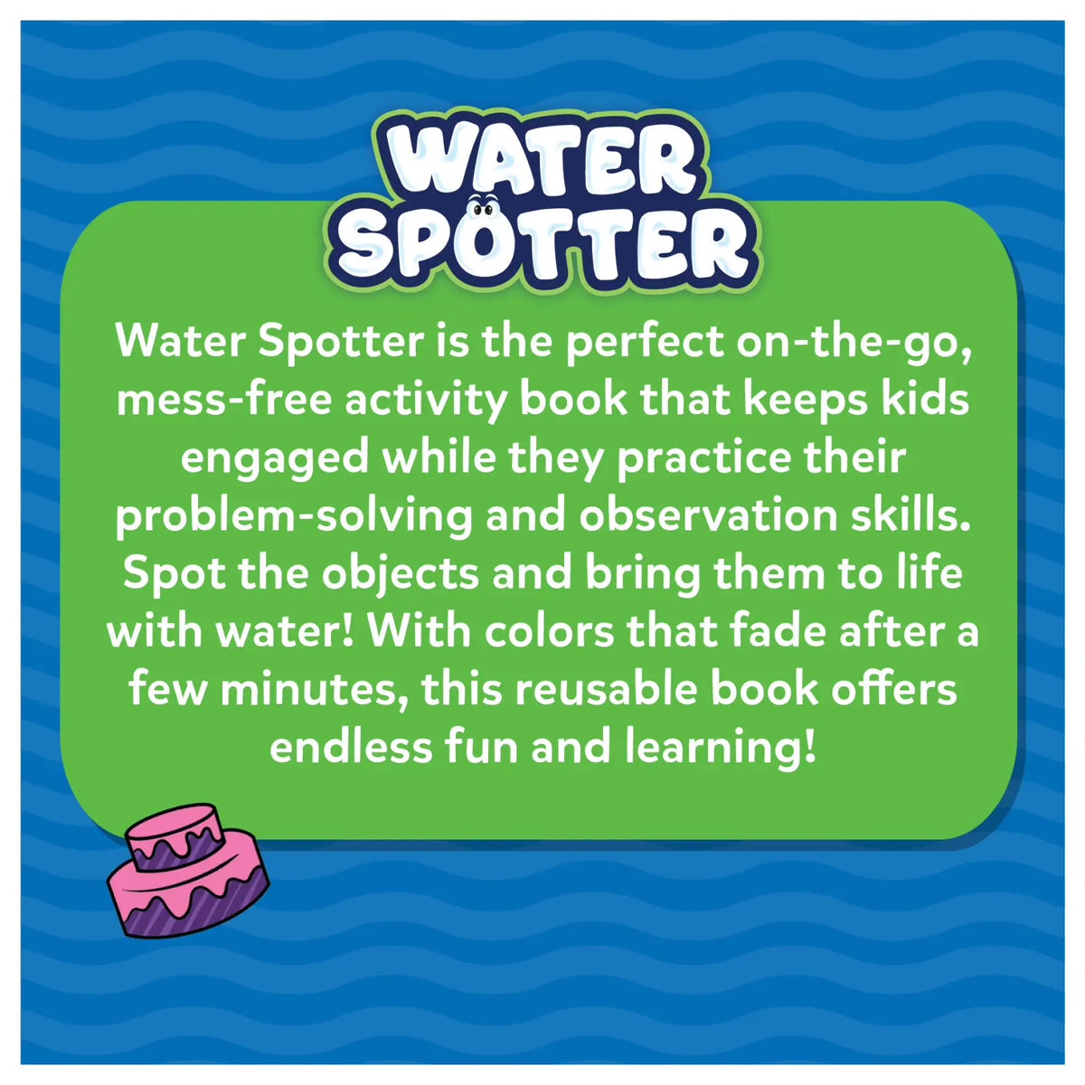 Skillmatics Water Spotter: Animals At Play | Reusable Search & Find Book (ages 4-8)