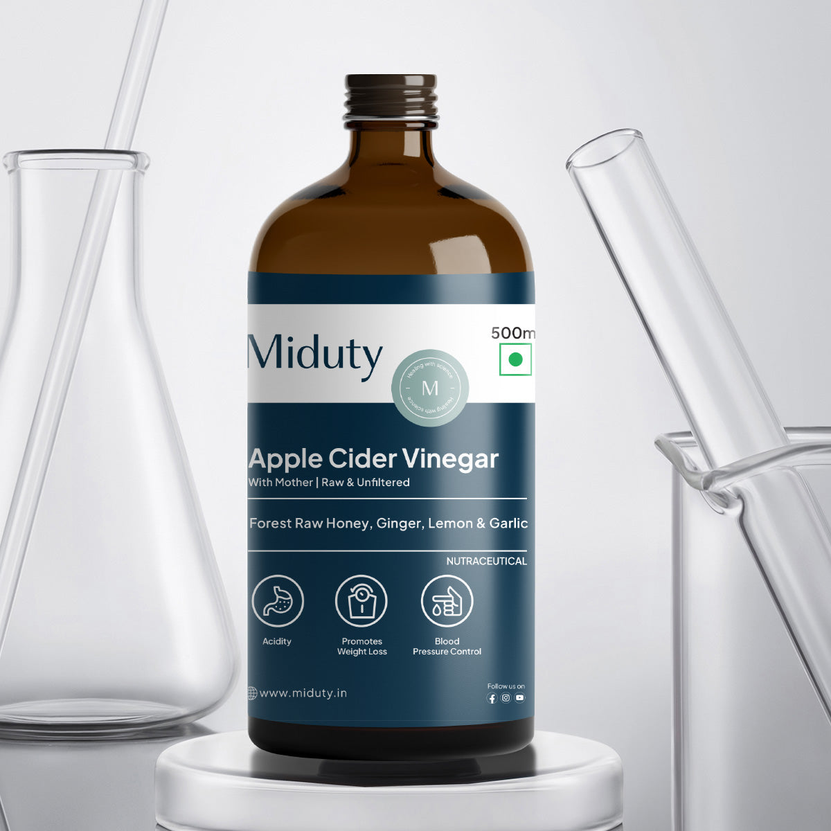 Miduty Apple Cider Vinegar With Mother