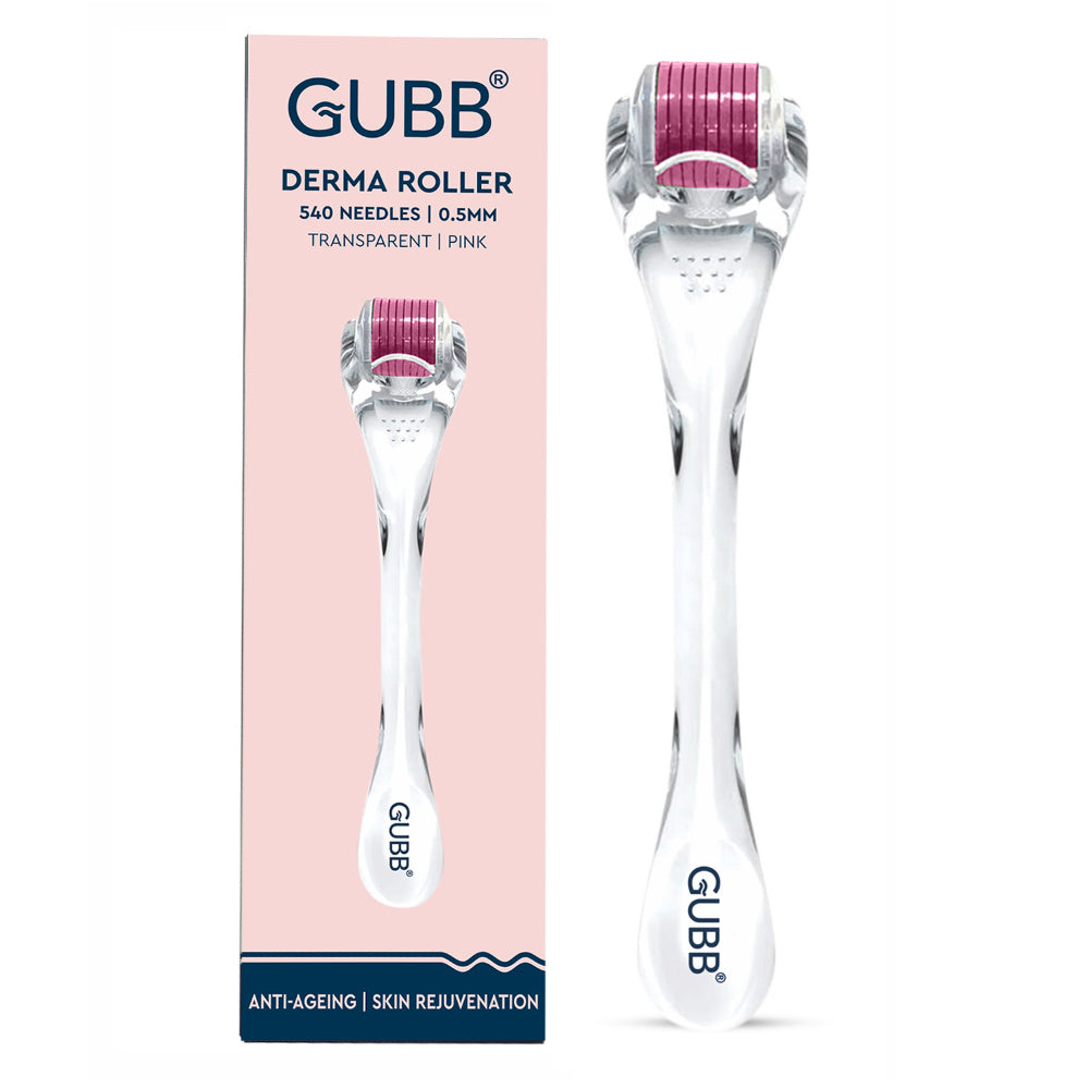 GUBB WORLD DERMA ROLLER TRANSPARENT PINK