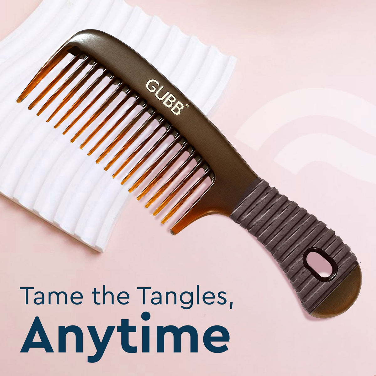 GUBB WORLD SHELL RANGE SMALL COMB WITH HANDLE