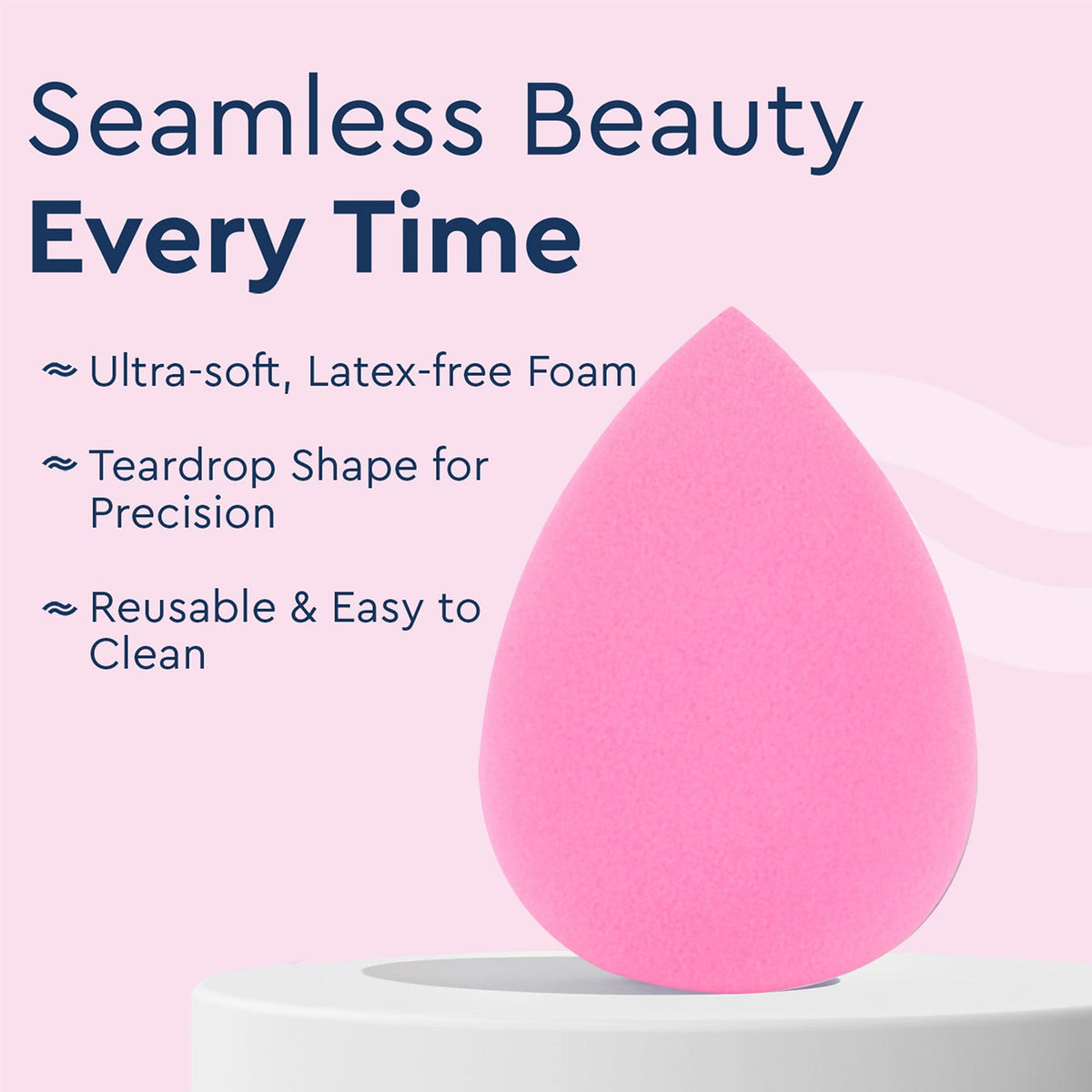 Groom Town PVT. LTD ⁠Light Pink Beauty Blender