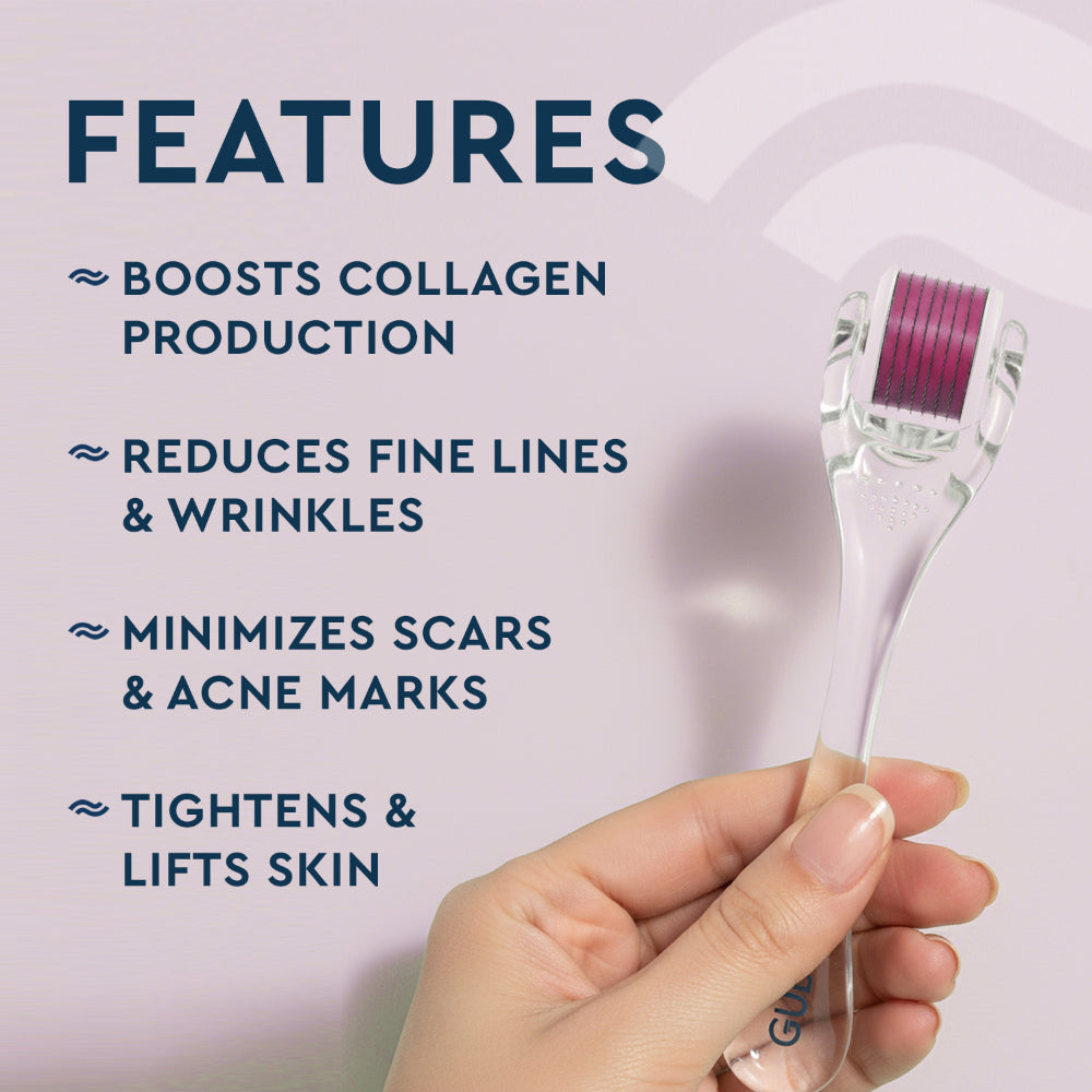 GUBB WORLD DERMA ROLLER TRANSPARENT PINK