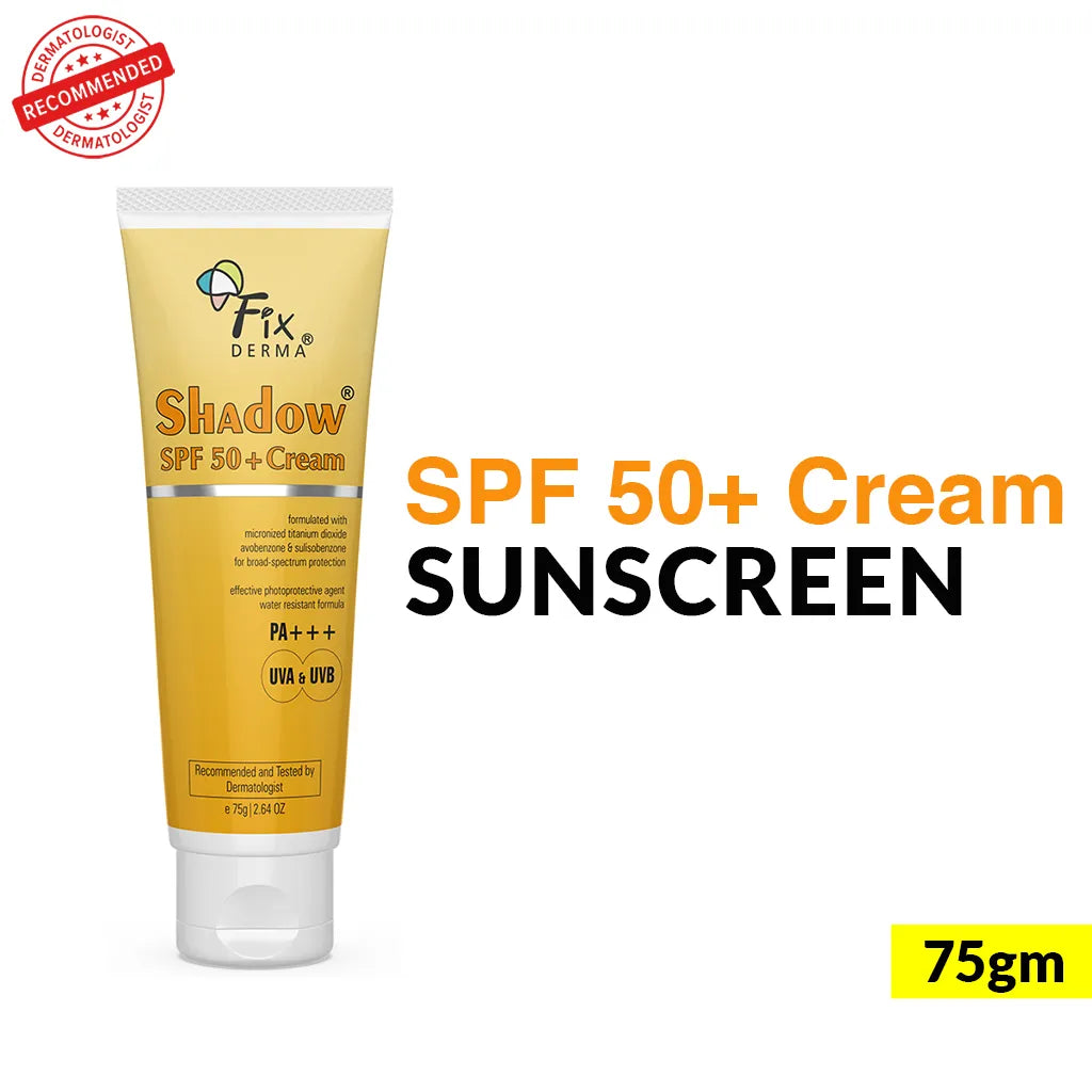 Fix Derma - Shadow Sunscreen For Dry Skin SPF 50 + Cream (75g)