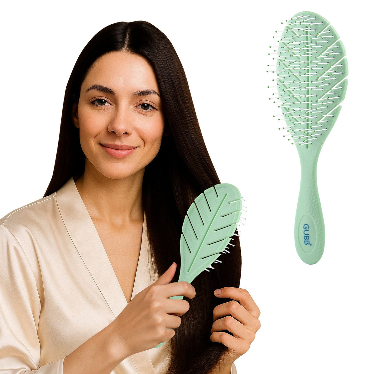 Groom Town Pvt. Pvt. French Hues Vent Leaf Hair Brush