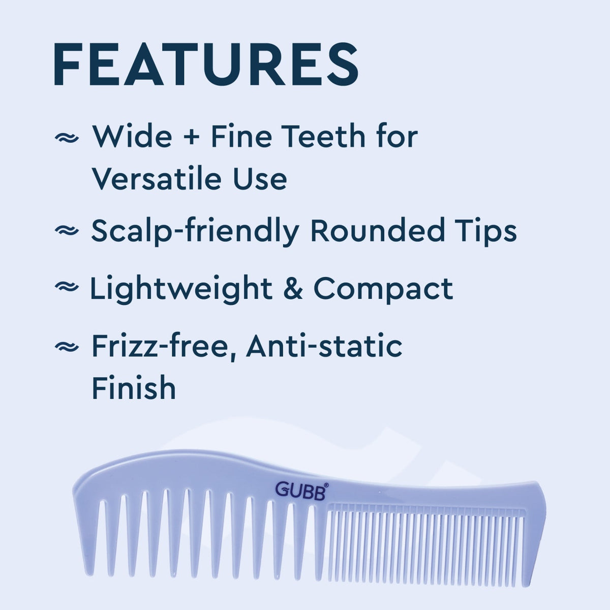 Groom Town Pvt. Pvt. Santorini Hues Super Detangle Hair Comb