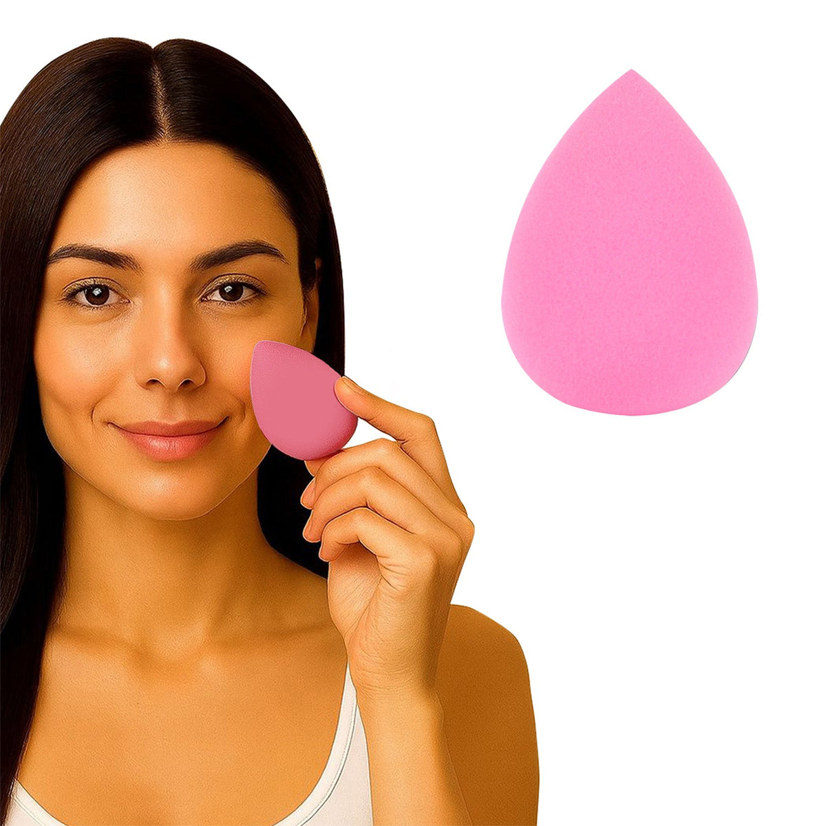 Groom Town PVT. LTD ⁠Light Pink Beauty Blender