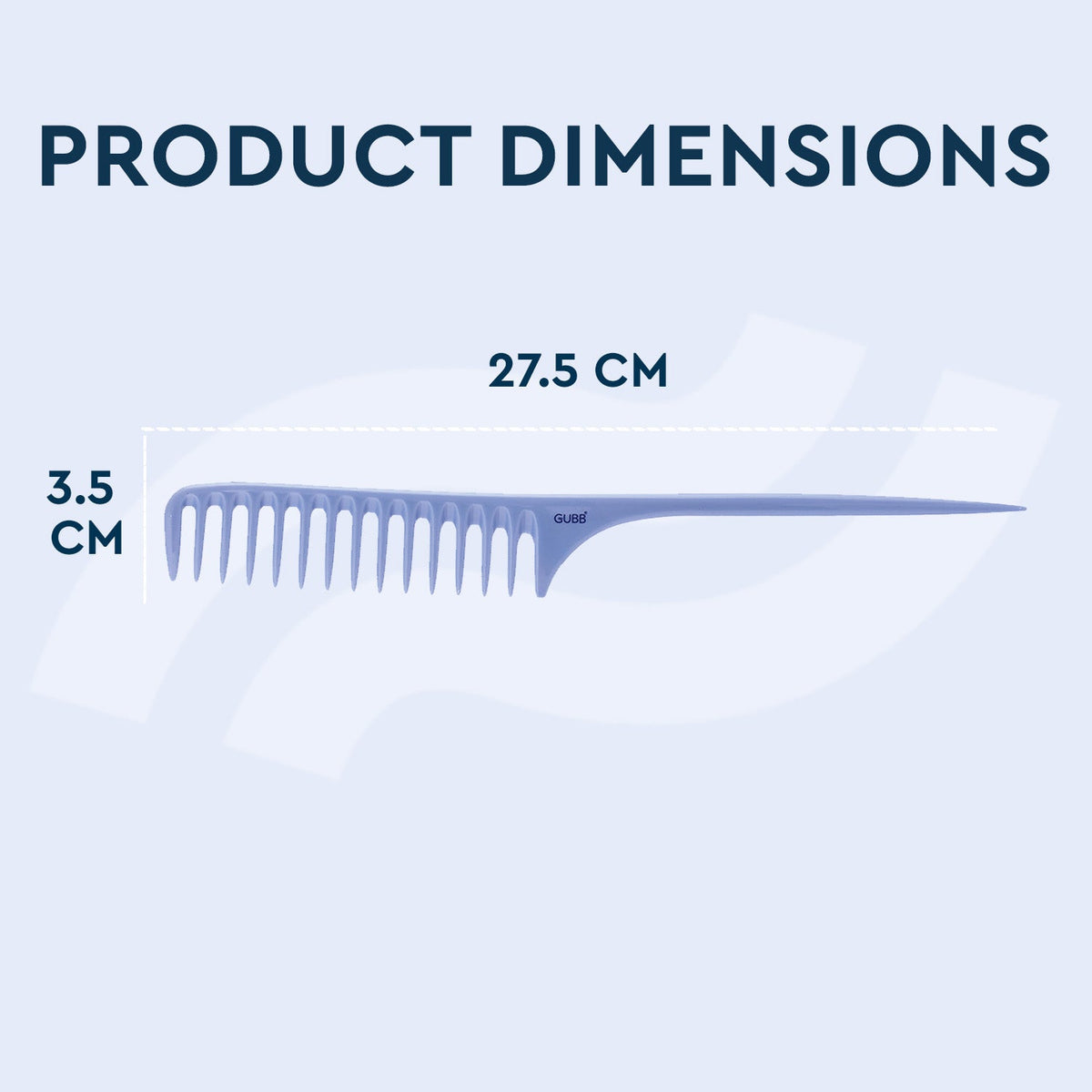 Groom Town Pvt. Pvt. Santorini Hues Pin Tail Hair Comb