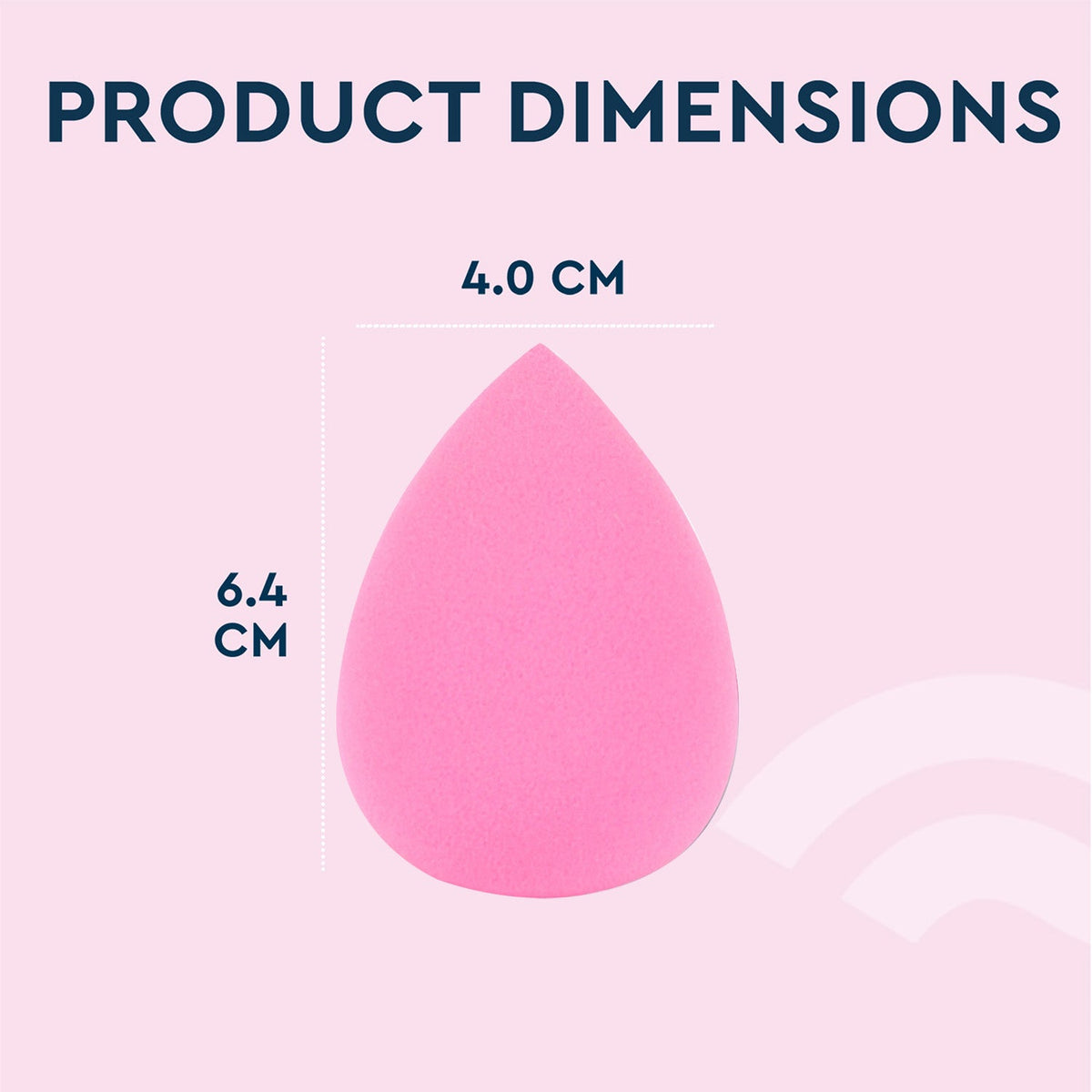 Groom Town PVT. LTD ⁠Light Pink Beauty Blender