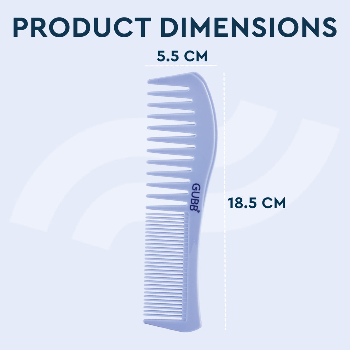 Groom Town Pvt. Pvt. Santorini Hues Super Detangle Hair Comb