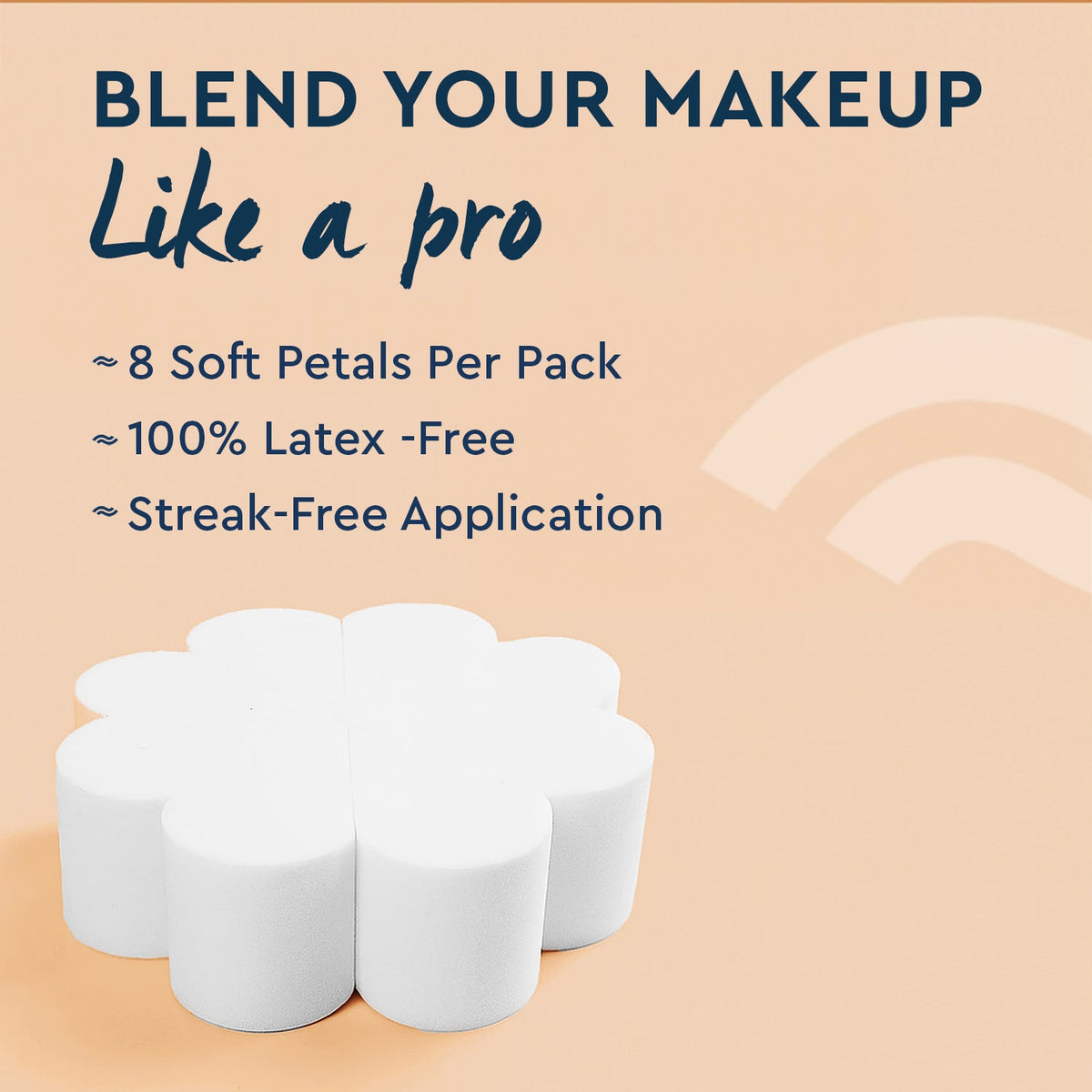Groom Town PVT. LTD GUBB MAKEUP WEDGES-LATEX FREE