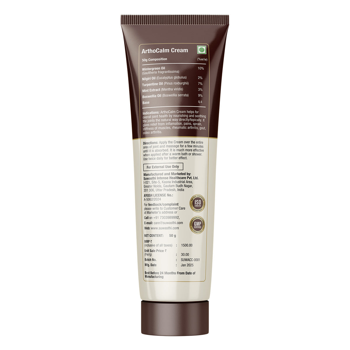 Suwasthi ArthoCalm Kit - Natural Joint Comfort Support