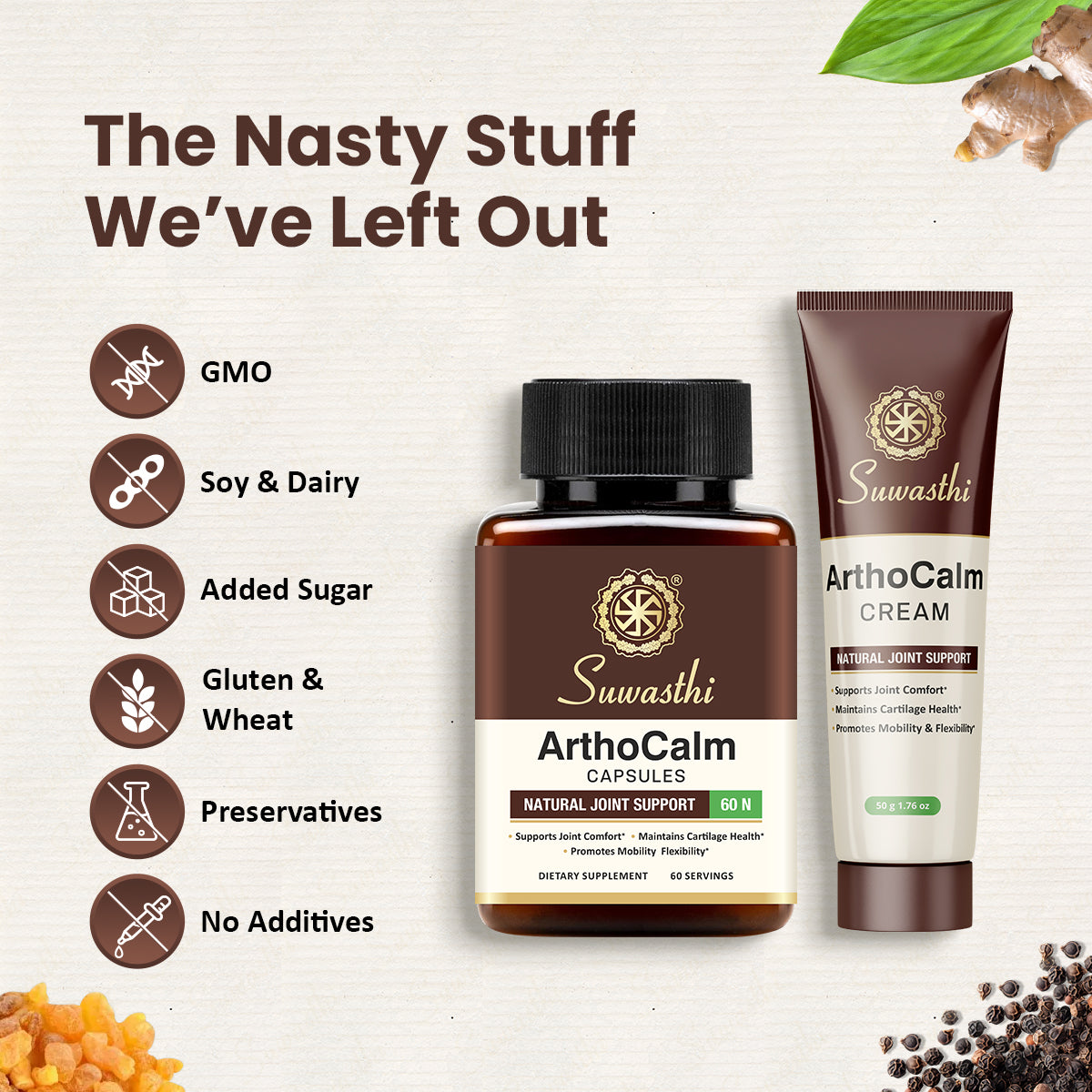 Suwasthi ArthoCalm Kit - Natural Joint Comfort Support