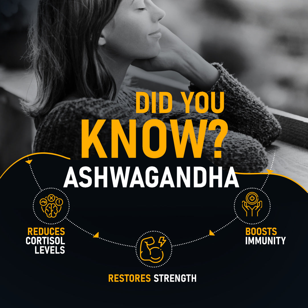 Zandu-O Daily Calm - Reduce Stress with Pure Ashwagandha Root Extract 60 N Caps x 2U