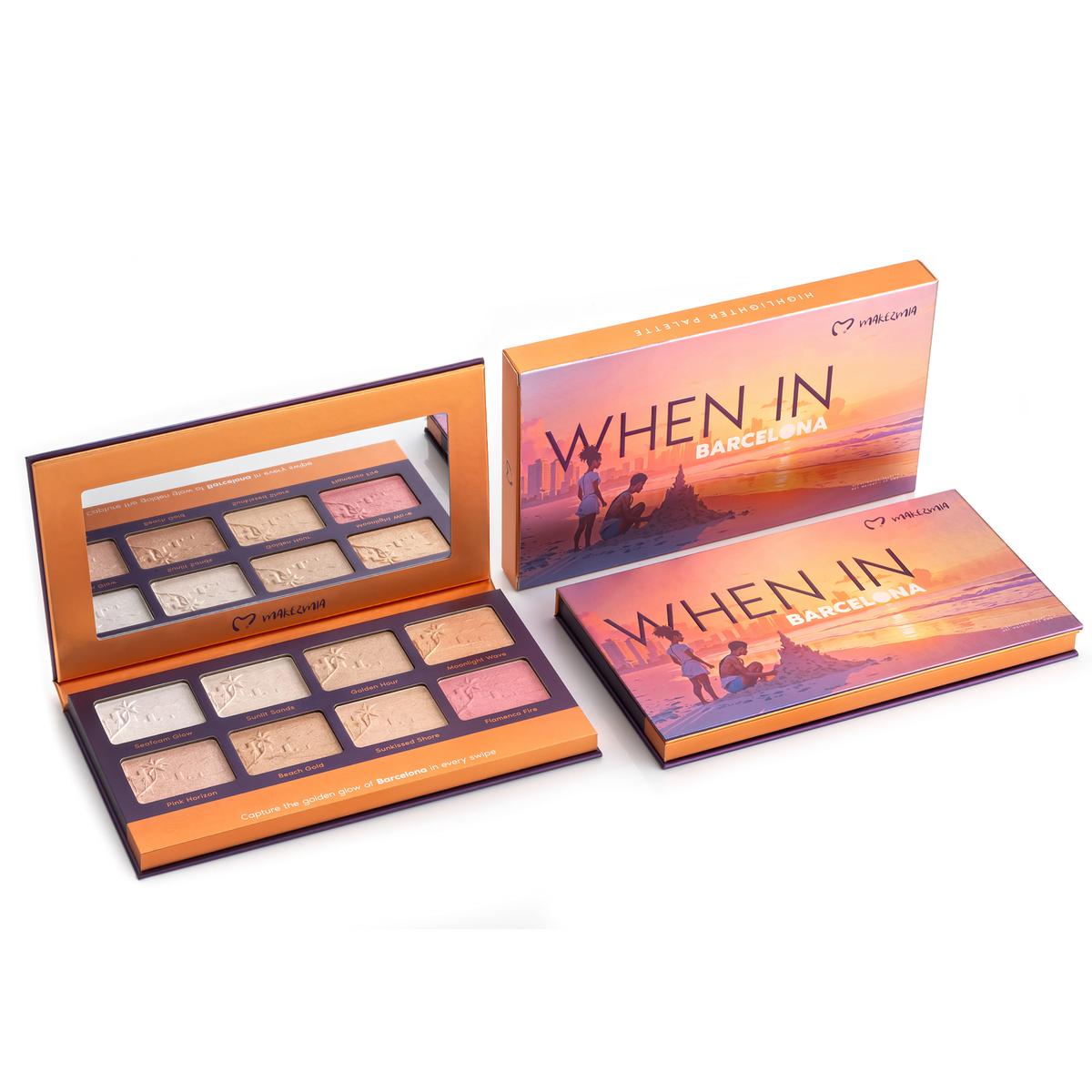 Makezmia Barcelona highlighter shades