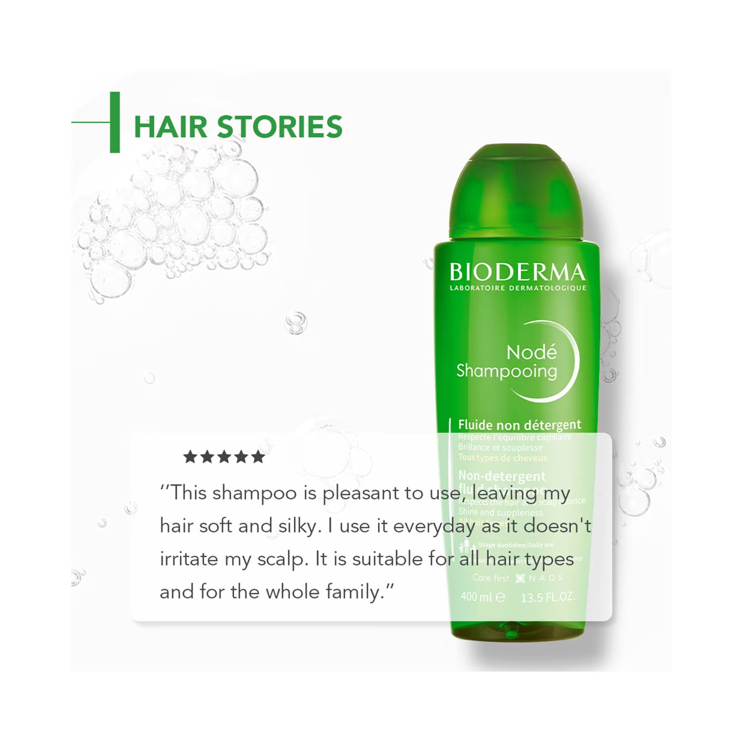 Bioderma - Node Shampooing Non Detergent Fluid Shampoo (400 ml)