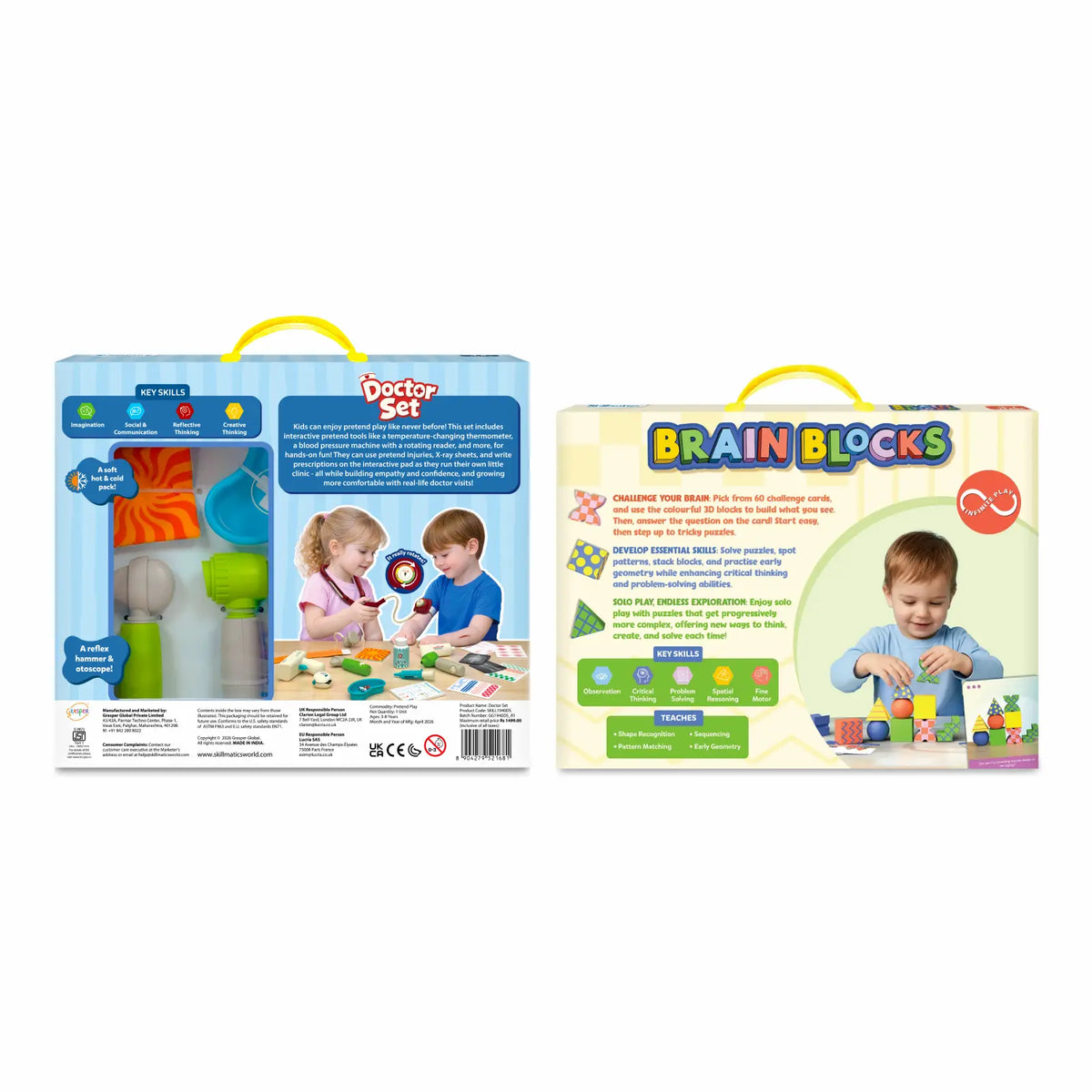 Skillmatics Imagine & Build Bundle (ages 3-8)