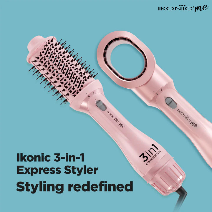 IKONIC ME- 3 IN 1 EXPRESS STYLER (Pink)