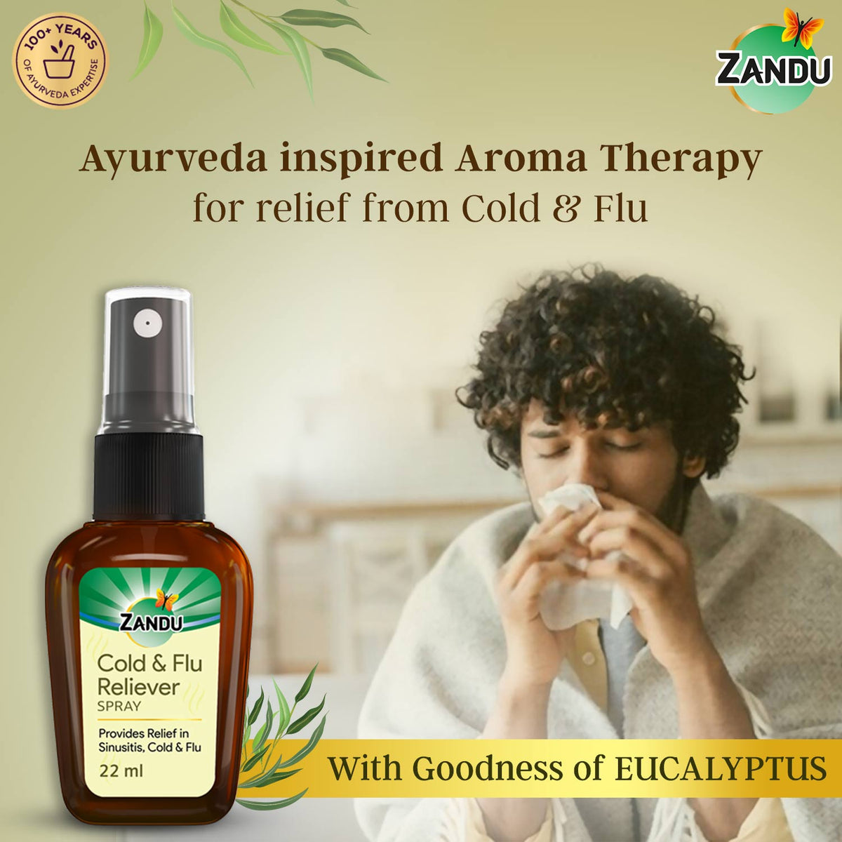 Zandu-O Zandu Cold & Flu Nasal Spray 22ml