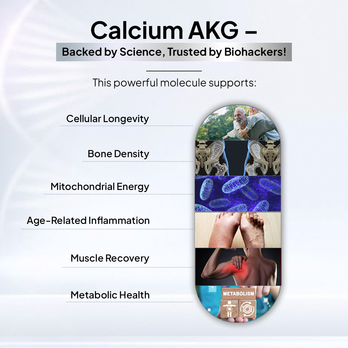 Miduty Calcium Alpha-KetoGlutarate (Ca-AKG)