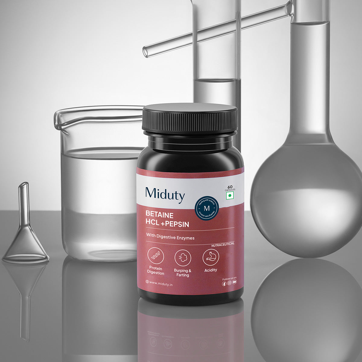 Miduty Betaine HCL + Pepsin