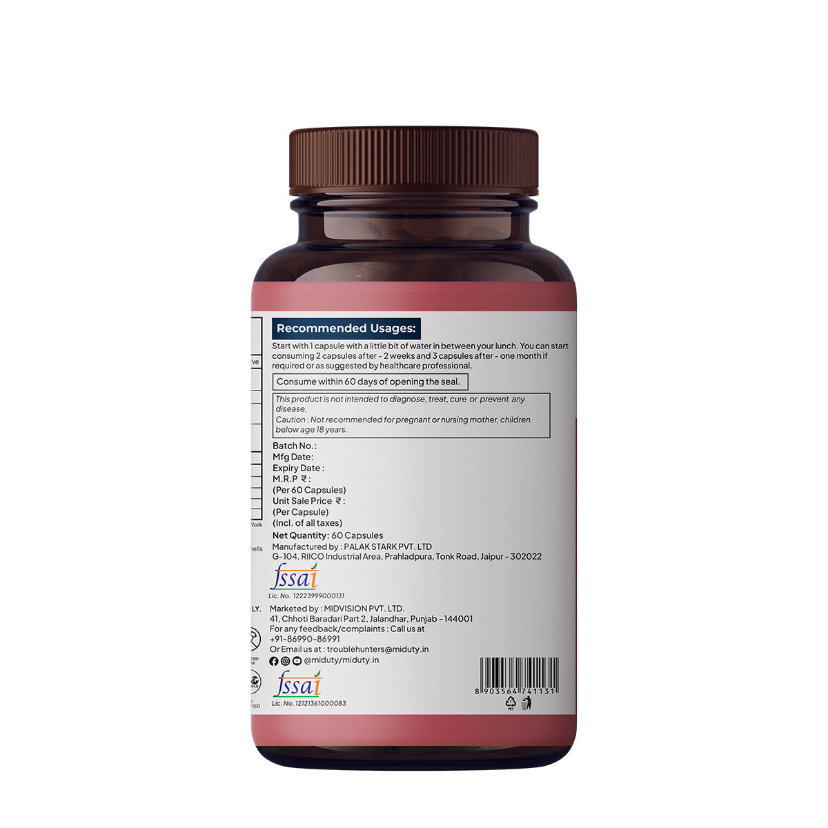Miduty Betaine HCL + Pepsin