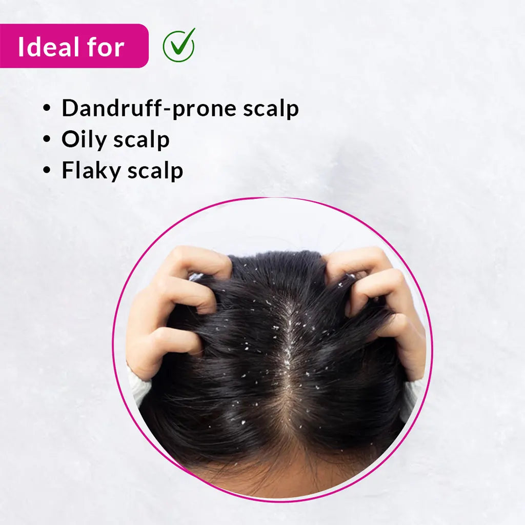 Fix Derma -1% Salicylic Acid, 2% Zinc Pyrithione, 2% Chitosan, Bioteez-S -Anti Dandruff Shampoo (75mL)