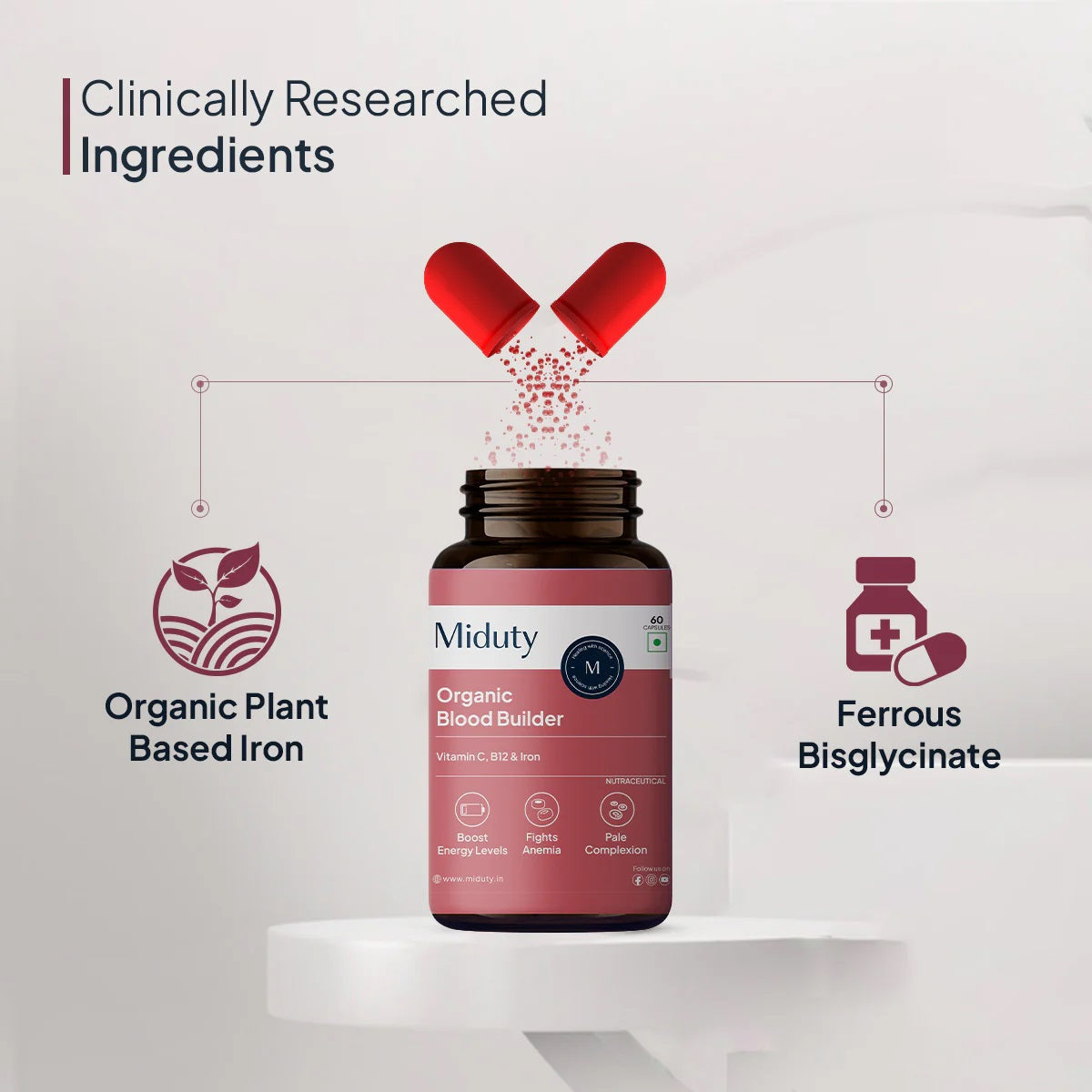 Miduty Anti-Hair Fall Supplement Bundle | For Healthier, Thicker, & Stronger Hair