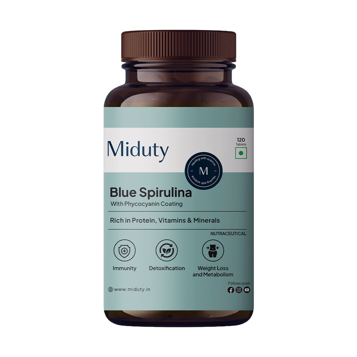 Miduty Blue Spirulina + PeakATP®