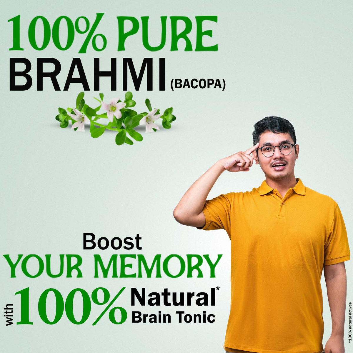Zandu-O Zandu Pure Brahmi Capsules 60 N Caps x 2U