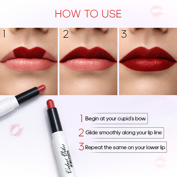 Recode Smudge-proof and waterproof Lip Crayon Set Of 8
