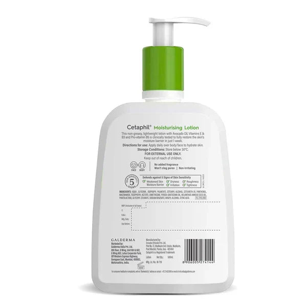 CETAPHIL Moisturizing Lotion Normal to combination (sensitive skin) 500ml