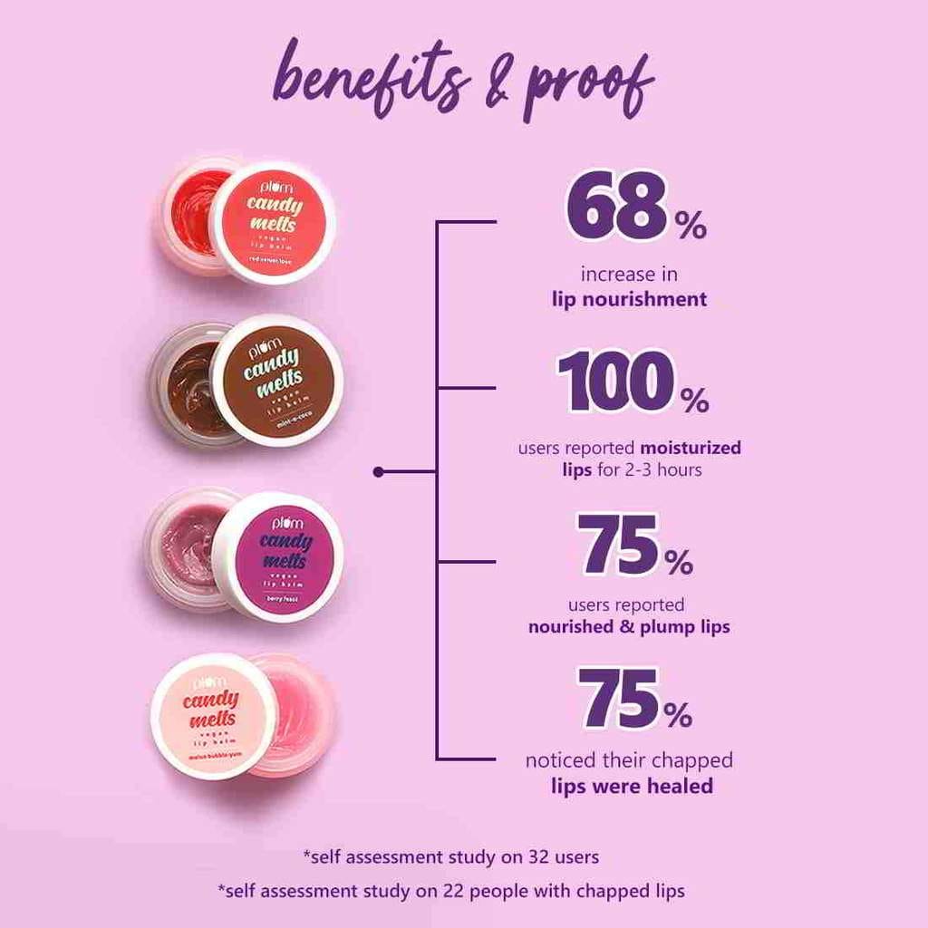 Plum Candy Melts Vegan Lip Balm {5g}
