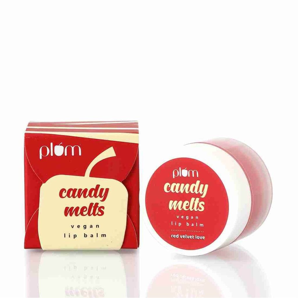 Plum Candy Melts Vegan Lip Balm {5g} Red Velvet Love