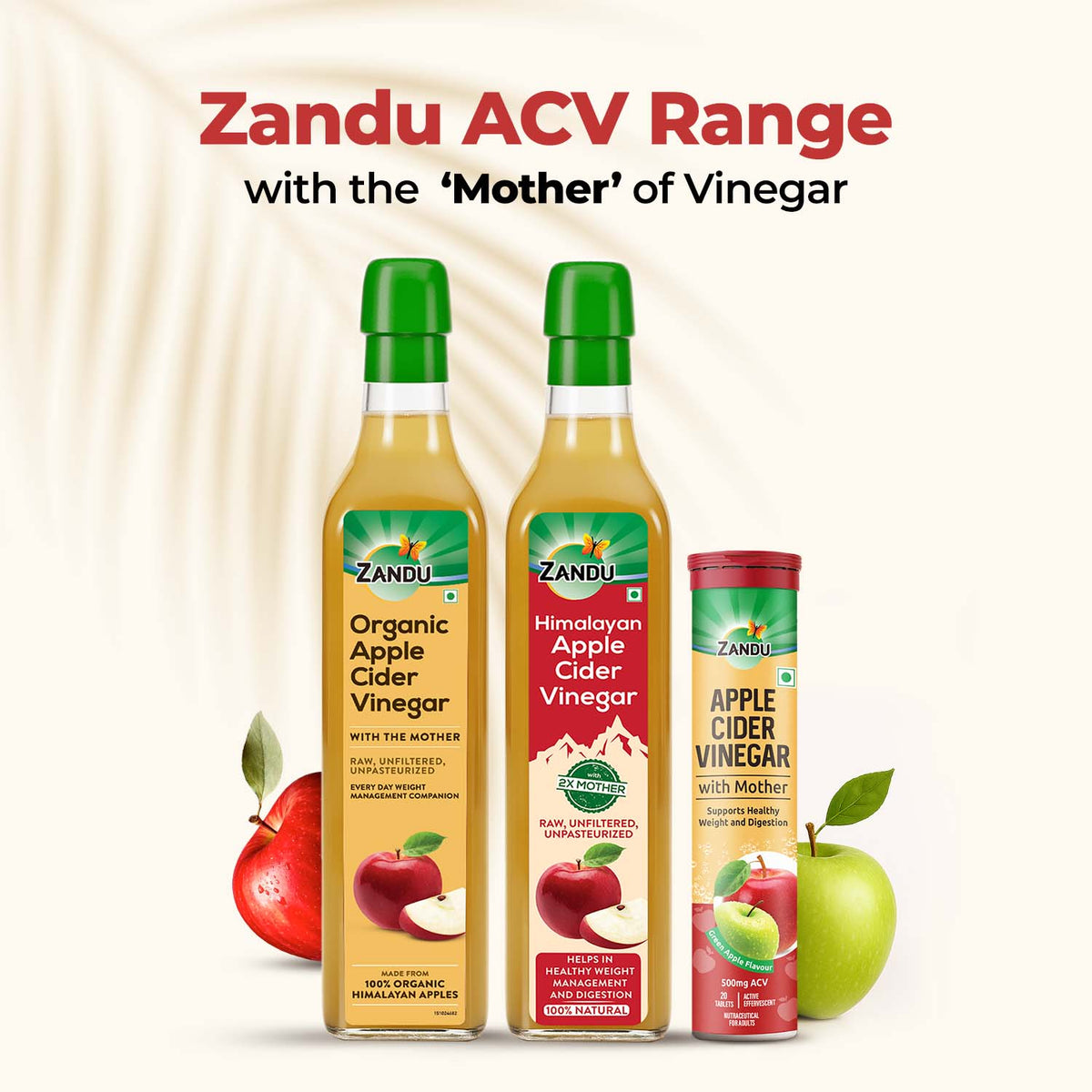 Zandu Organic Apple Cider Vinegar 500ml