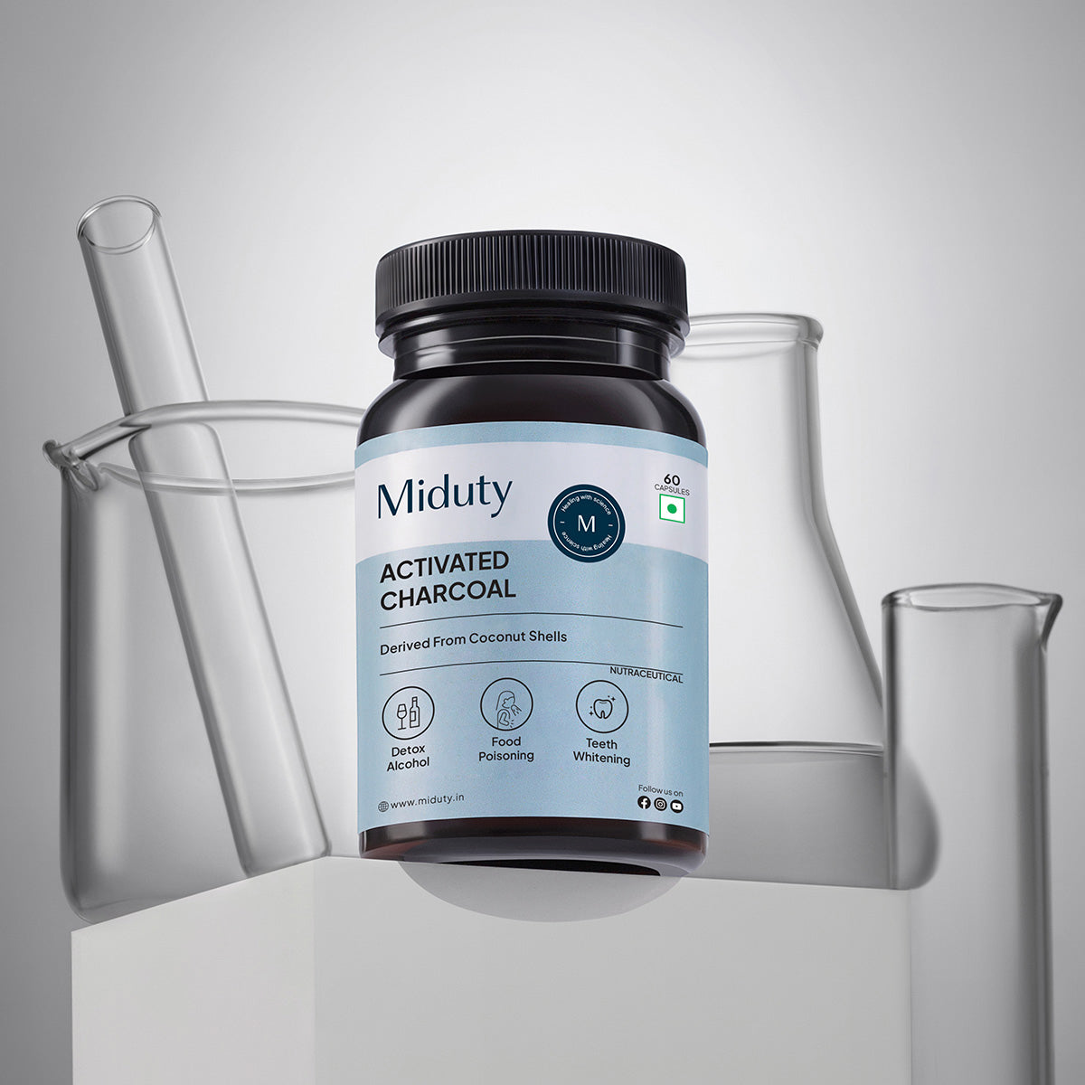 Miduty Activated Coconut Charcoal