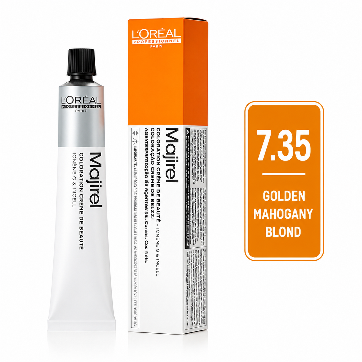 Loreal Professionnel Loreal Majirel 7.35 Blonde With Mahogany Gold 50Ml