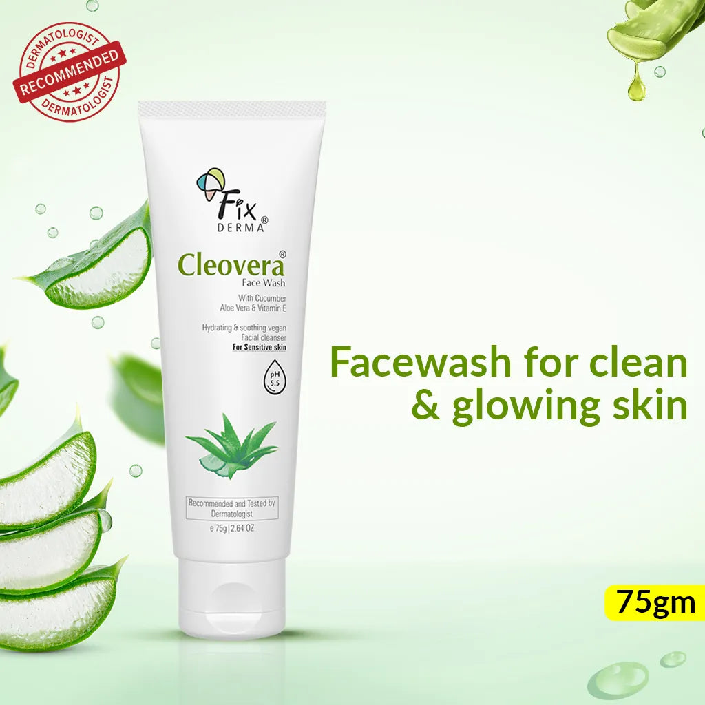 Fix Derma - Cleovera & Cucumber Face Wash (75g)