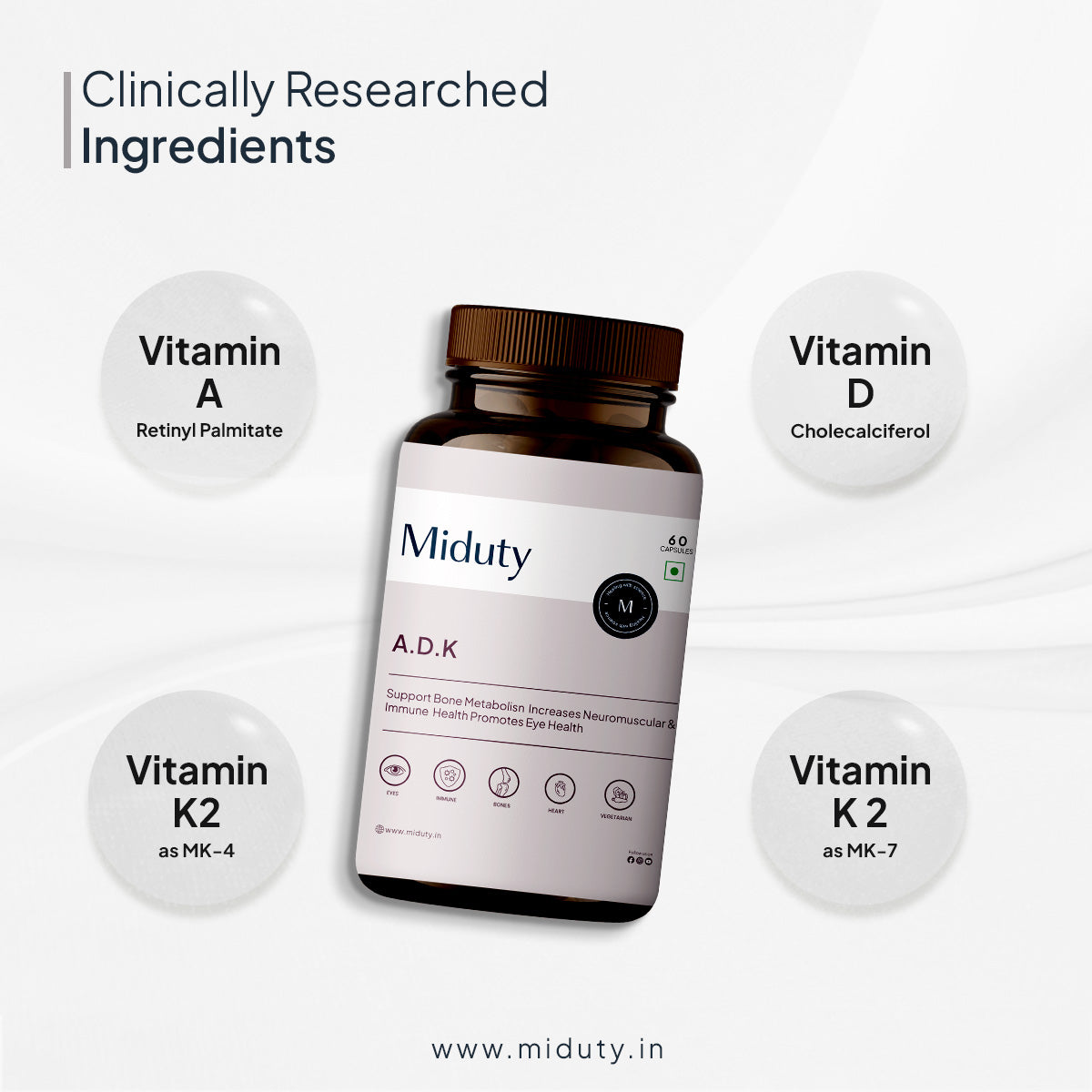 Miduty Healthy Joints & Bone Support