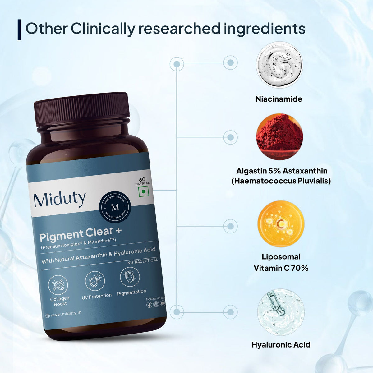 PalakNots Pigment Clear+ | Oral Sunscreen