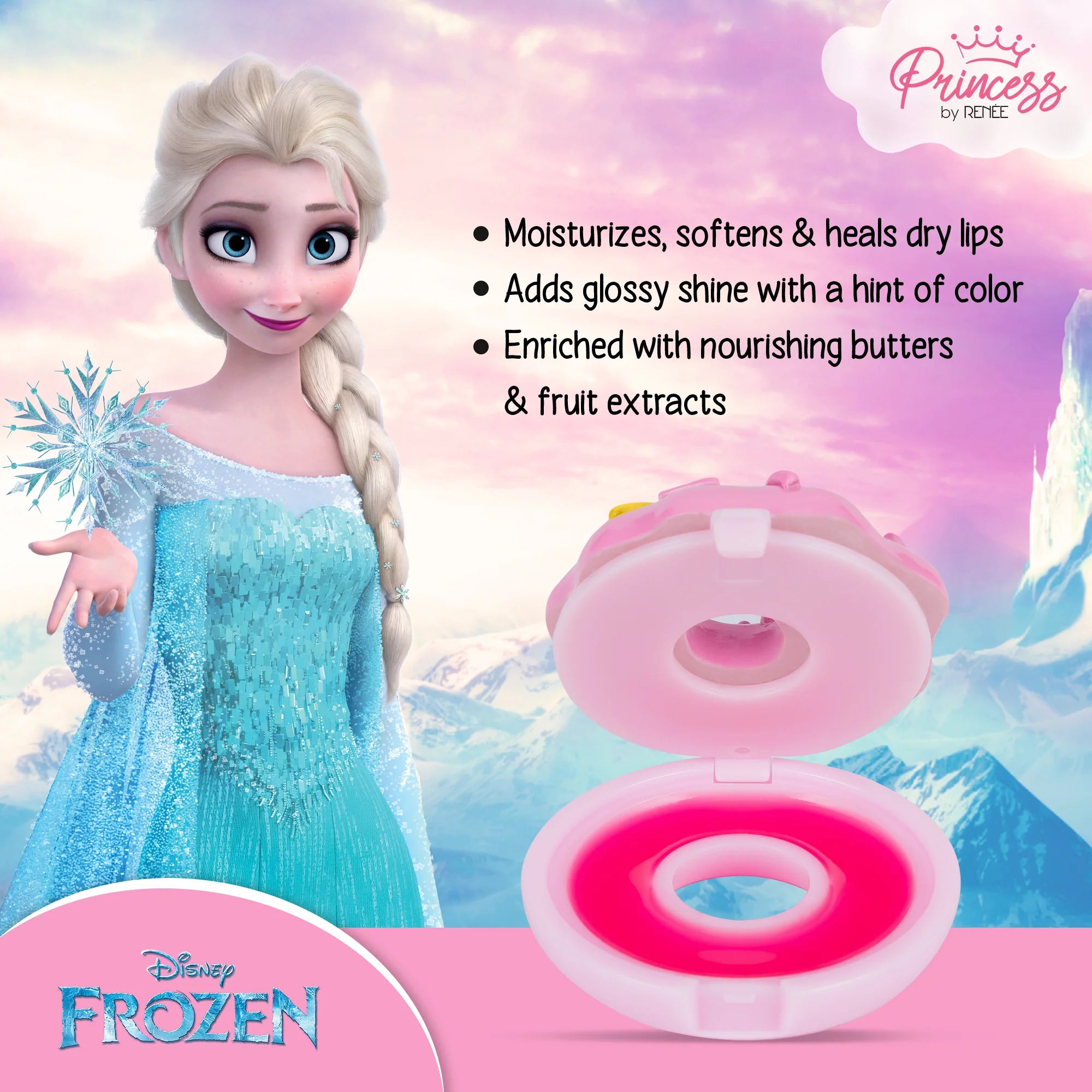 Princess By Renee Donut Jelly Lip Balm Elsa 2.8 Gm