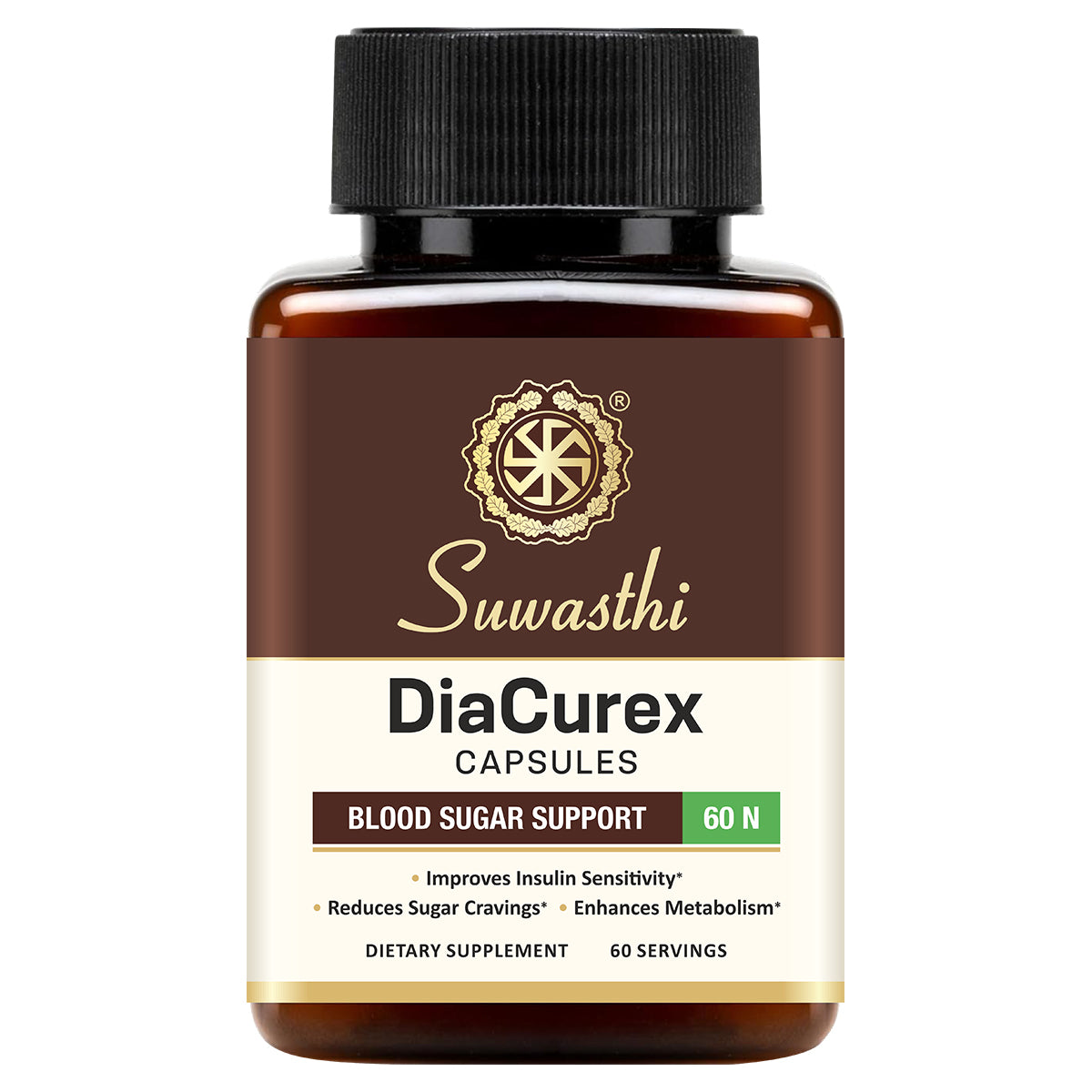 Suwasthi DiaCurex Capsules - Natural Blood Sugar Support