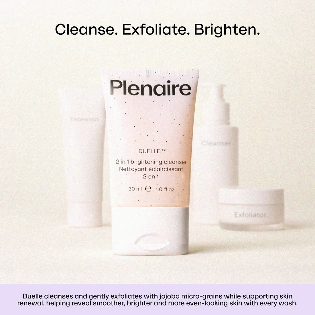 Plenaire Duelle 2 in 1 brightening Cleanser 30 ml