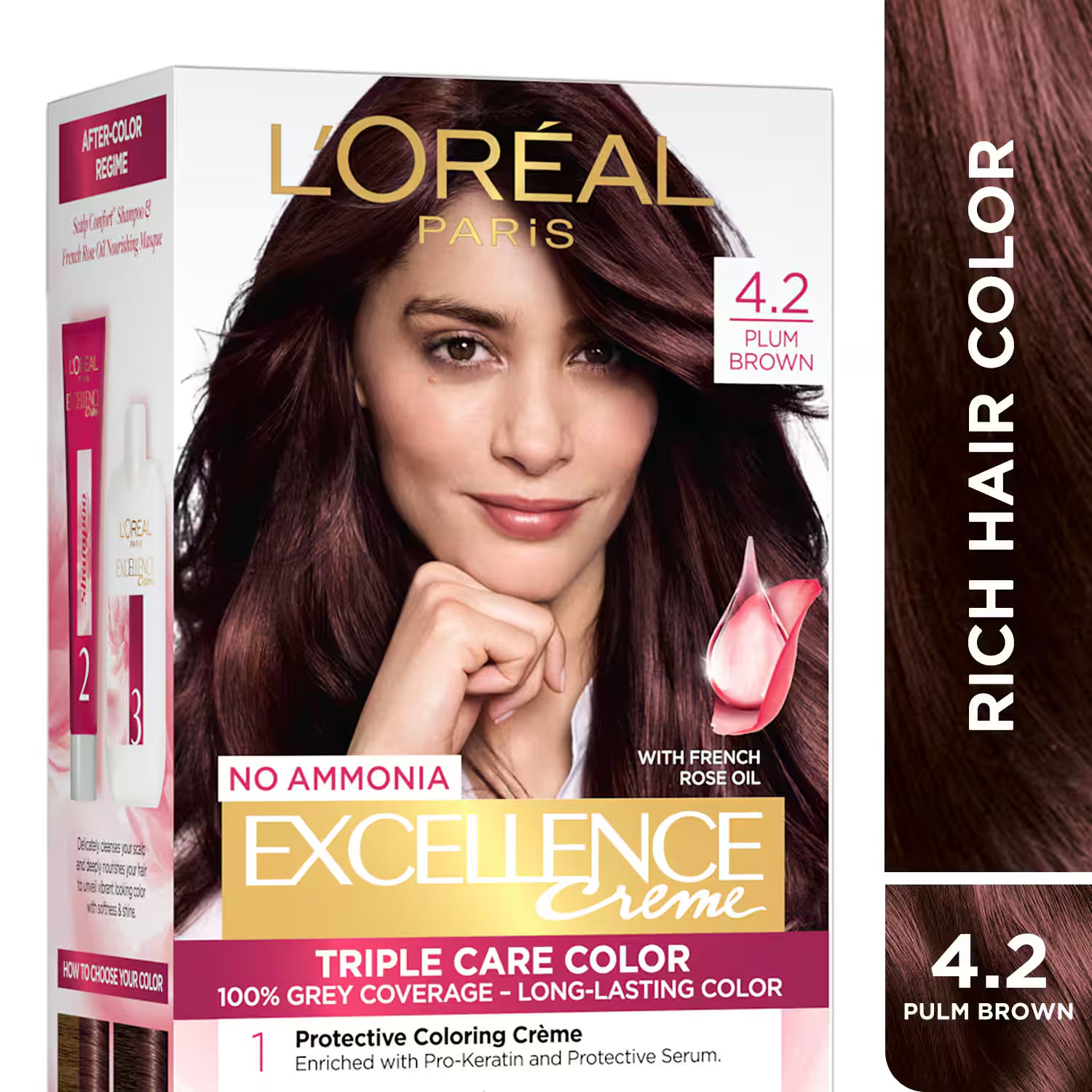 Loreal Paris - Excellence Creme Triple Care Hair Color (72ml + 100g)