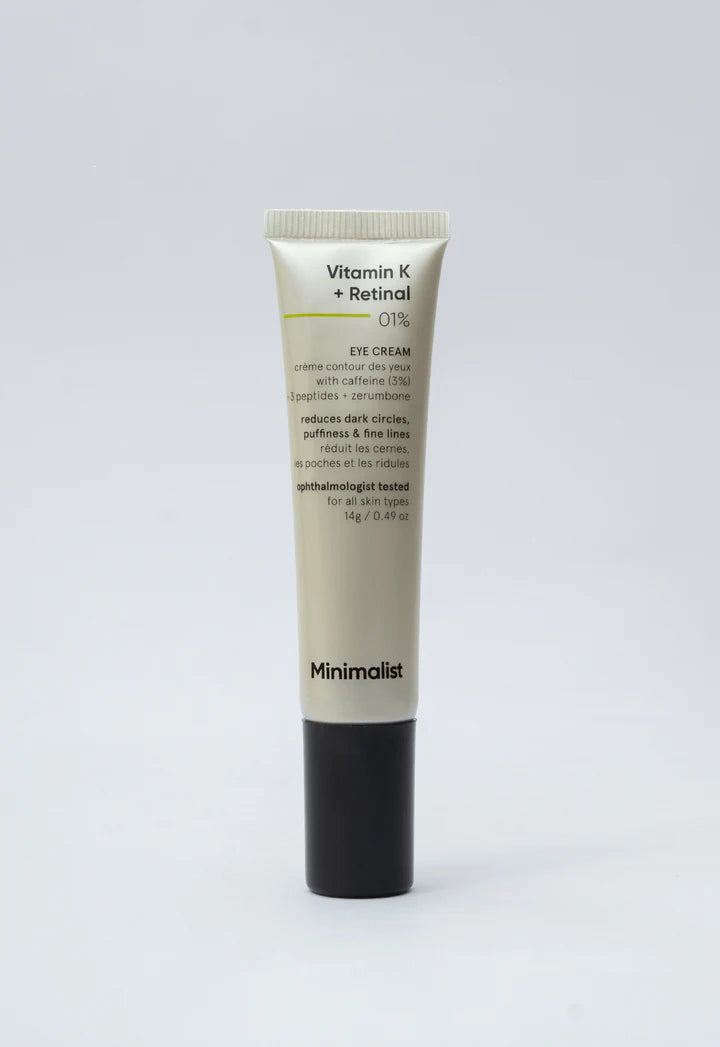 Minimalist - Vitamin K + Retinal 01% Eye Cream (14g)