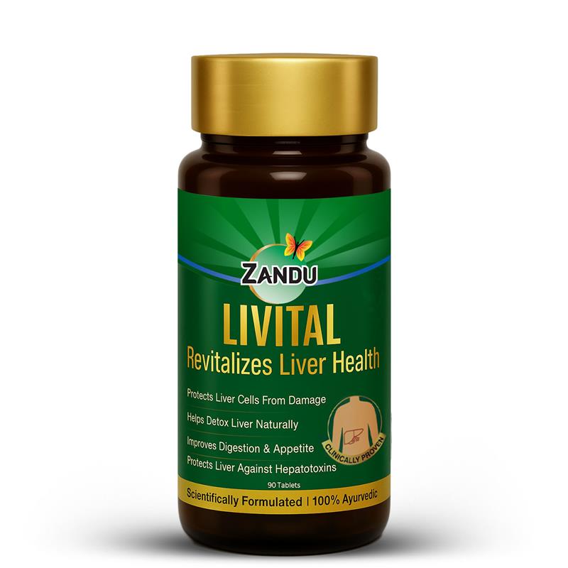 Zandu-O Zandu Livital Liver Detox Support Tabs 180 Tabs (90 days)