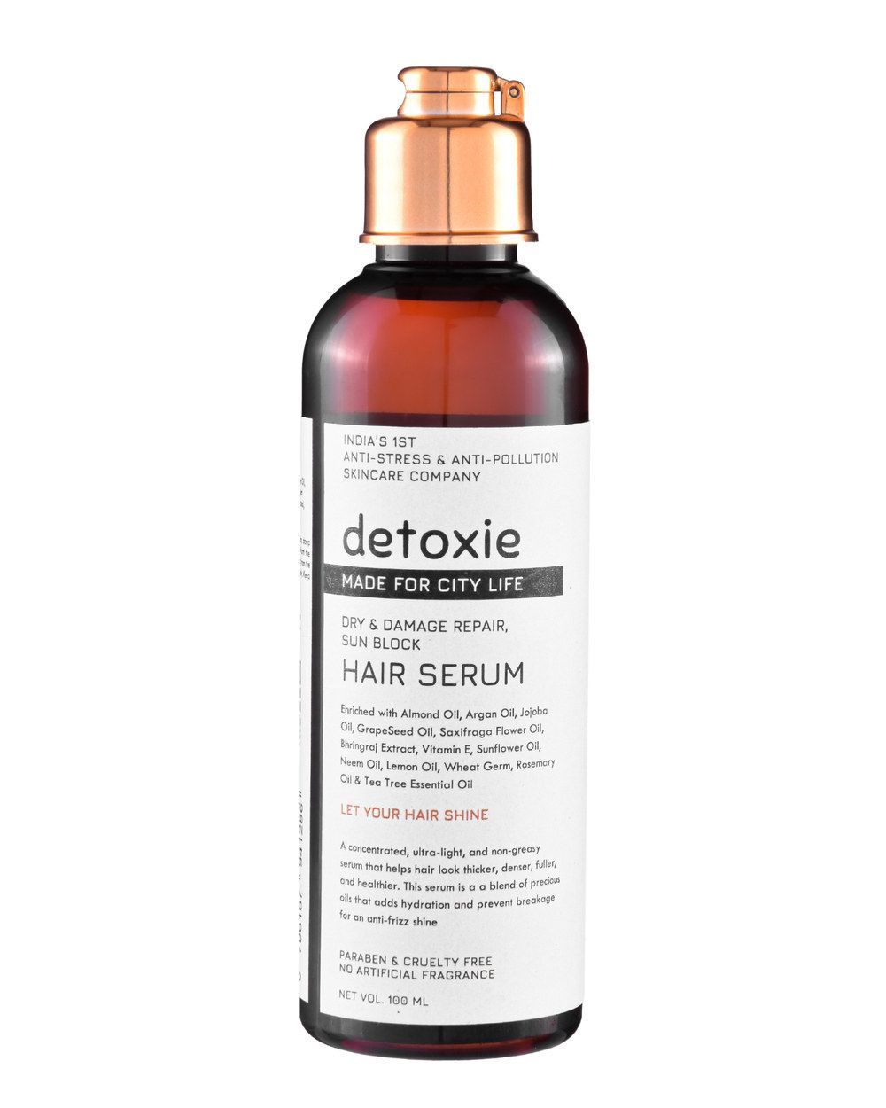 Detoxie Dry & Damage Repair, Sun Block Hair Serum