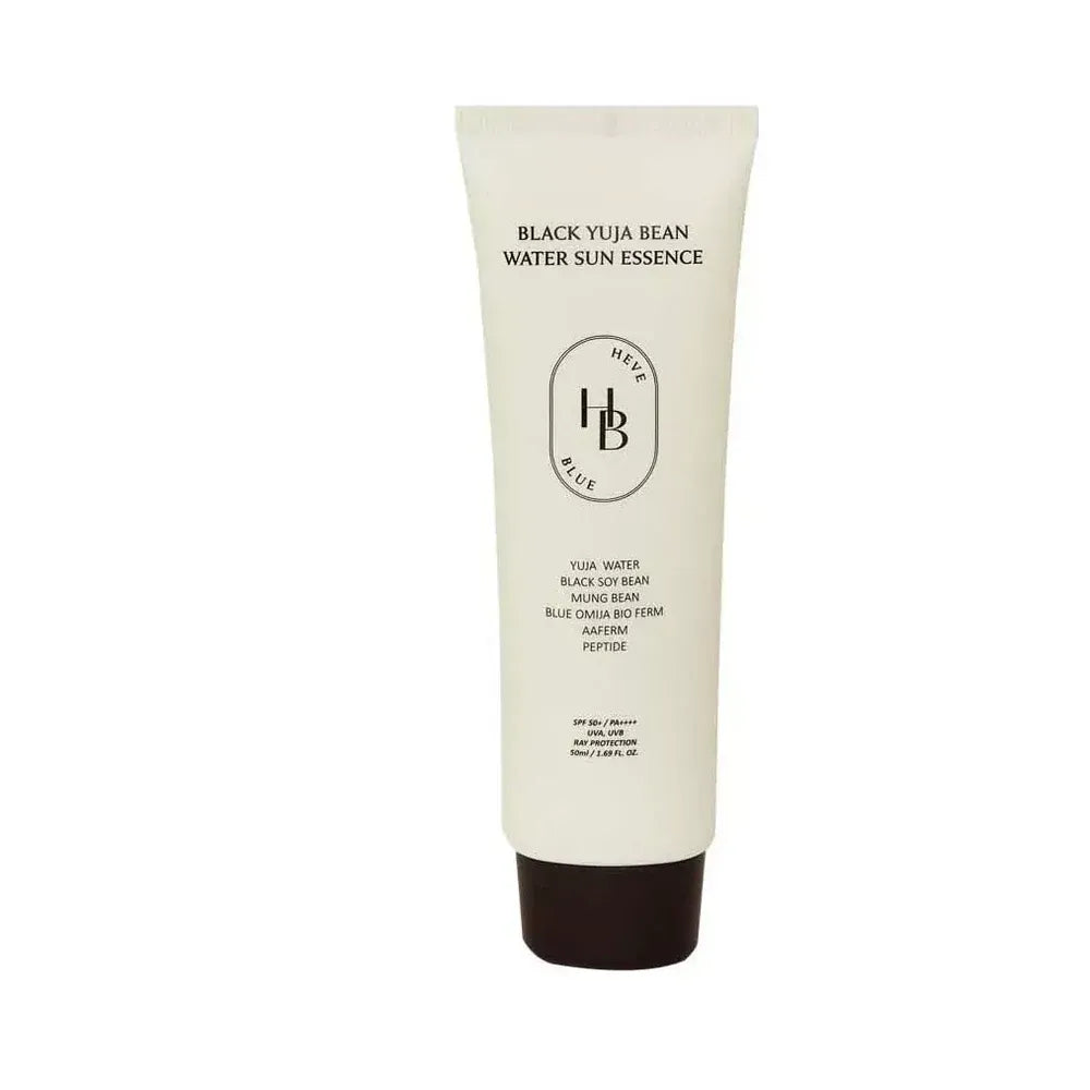 Heveblue Black Yuja Bean Water Sun Essence 50ml