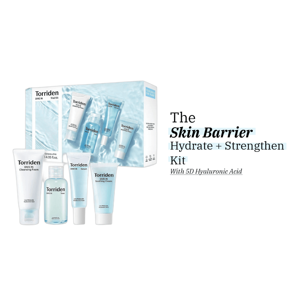 Torriden Dive In Trial Kit (Pack Size: 30ml/50ml/20ml/20ml)