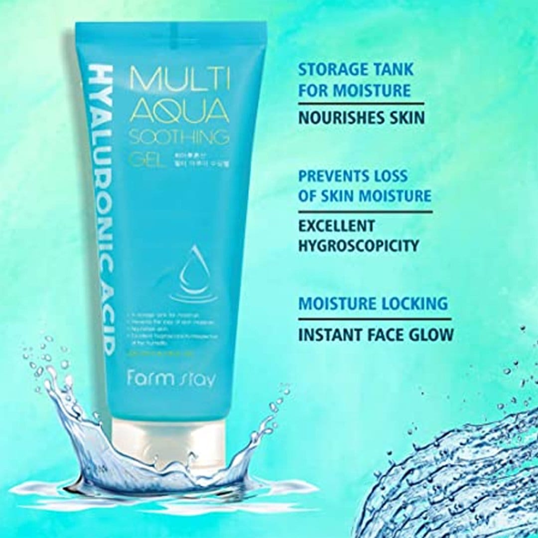 Farm stay - Hyaluronic Acid Multi Aqua Soothing Gel (200ml)